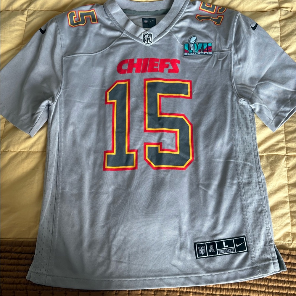 Nike Gray Chiefs Jersey Mahomes
